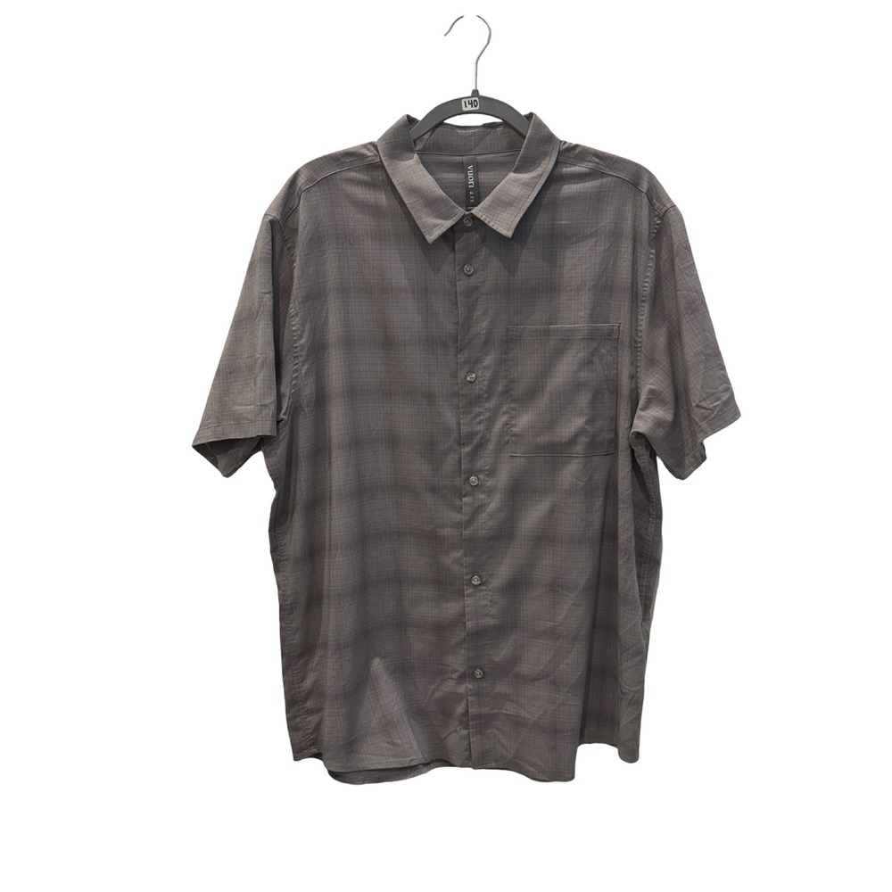 Vuori Short Sleeve Plaid Button Down Shirt